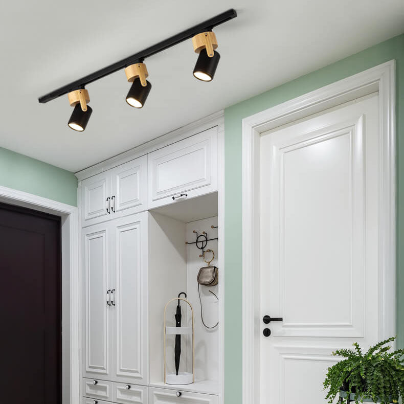 Modern Minimalist Hardware Long Spotlight Track Light 1/3 Light LED Flush Mount Ceiling Light For Living Room & Bedroom Lumendat