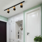 Modern Minimalist Hardware Long Spotlight Track Light 1/3 Light LED Flush Mount Ceiling Light For Living Room & Bedroom Lumendat