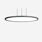 Modern Minimalist Aluminum Round Shape LED Pendant Light for Dining Room BulbSquare