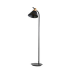 Contemporary Nordic Round Macaron Metal 1-Light Standing Floor Lamp For Living Room Lumendat