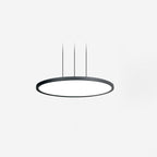 Modern Minimalist Aluminum Round Shape LED Pendant Light for Dining Room BulbSquare