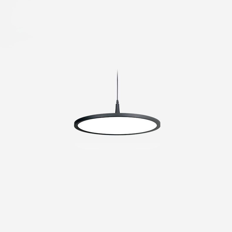 Modern Minimalist Aluminum Round Shape LED Pendant Light for Dining Room BulbSquare
