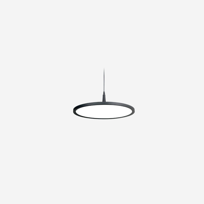 Modern Minimalist Aluminum Round Shape LED Pendant Light for Dining Room BulbSquare