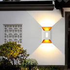 Modern Aluminum Lens Outdoor Waterproof Patio LED Wall Sconce Lamp Lumendat