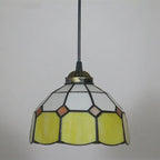Tiffany Stained Glass Dome Shade European 1-light Pendant Light Lumendat