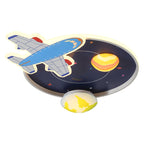 Lumendat Cartoon Creative Aircraft Space LED Kids Flush Mount Ceiling Light Lumendat