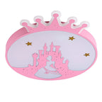 Lumendat Nordic Creative Simple Wrought Iron Cartoon Crown LED Flush Mount Ceiling Light Lumendat