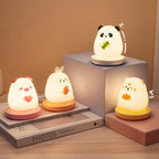 Creative Silicone Animal USB Rechargeable Night Light Decorative Table Lamp Lumendat