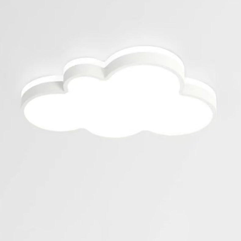 Lumendat Contemporary Creative Kids Cloud Iron Acrylic PMMA LED Flush Mount Ceiling Light For Bedroom Lumendat
