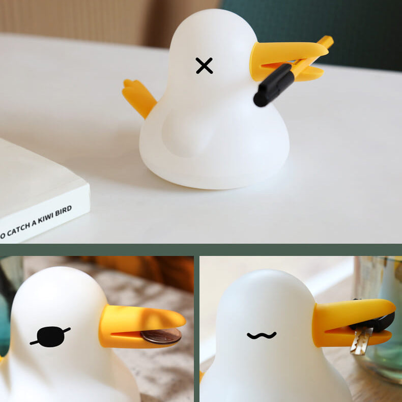 Lumendat Cartoon Kiwi Bird Silicone Rechargeable Timer Dimmable LED Decorative Table Lamp Lumendat