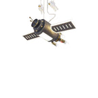 Lumendat Contemporary Creative Iron Resin Space Satellite Astronaut 4-Light Chandelier For Bedroom Lumendat