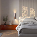 Modern Minimalist Rotatable Cylinder Metal Glass 2-Light Wall Sconce Lamp For Bedroom Lumendat