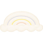 Lumendat Contemporary Creative Cartoon Acrylic Cloud Rainbow Design LED Kids Flush Mount Ceiling Light For Bedroom Lumendat