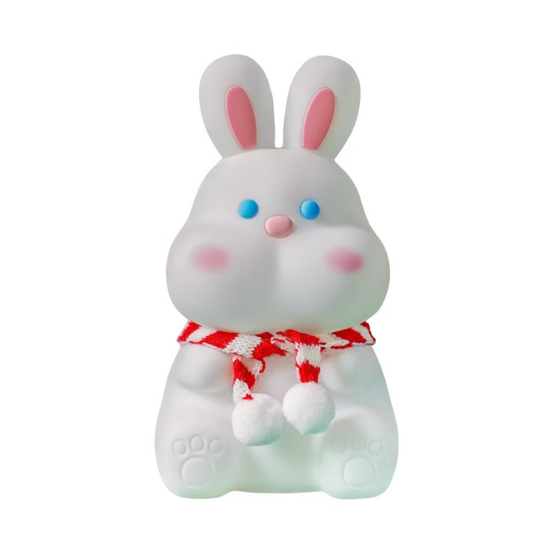 Lumendat Creative Cartoon Rabbit Silicone Pat USB LED Night Light Table Lamp Lumendat