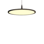 Modern Minimalist Aluminum Round Shape LED Pendant Light for Dining Room BulbSquare