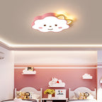 Lumendat Cartoon Creative Clouds Cat Ears LED Flush Mount Ceiling Light Lumendat