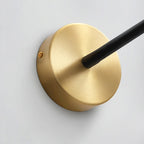 Simple Hose Spotlight Brass LED Reading Wall Sconce Lamp
