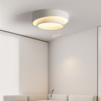 Modern Minimalist Overlapping Round LED Flush Mount Ceiling Light BulbSquare