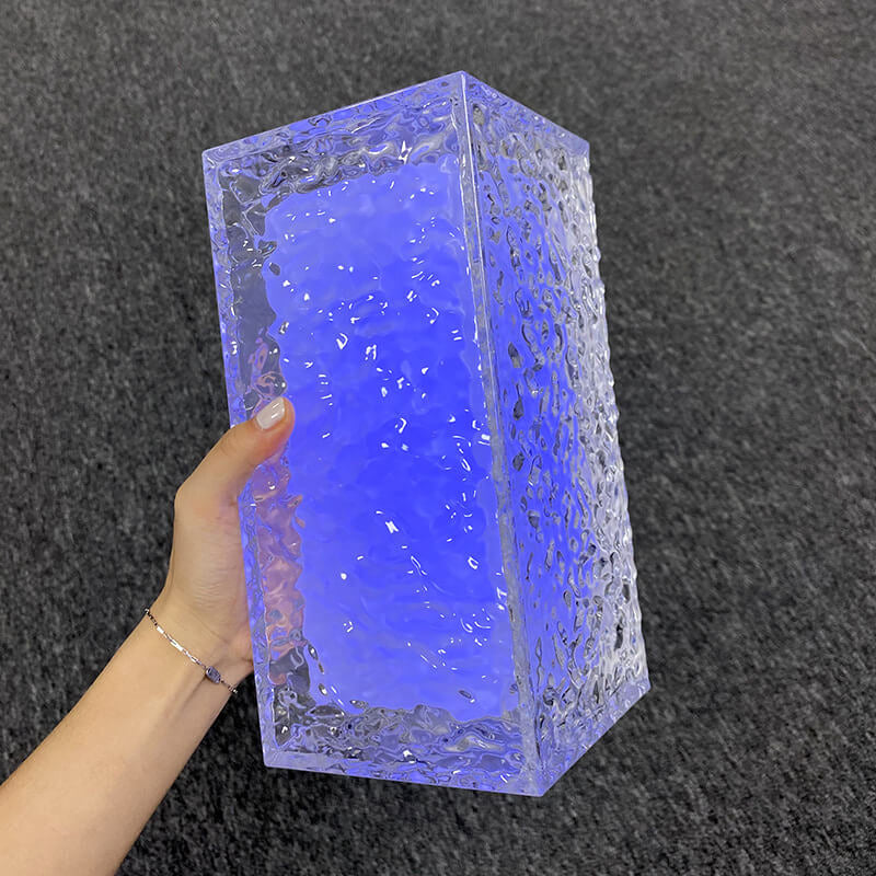 Creative Ice Cube Acrylic RGB LED Decorative Table Lamp Lumendat