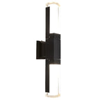 Outdoor Modern Waterproof Rectangular Column LED Wall Sconce Lamp Lumendat