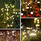 Modern Decorative Solar Firefly Waterproof ABS LED Lawn Insert Ground Outdoor Landscape Lighting Lumendat