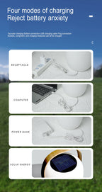 Solar PE Portable Basket LED Outdoor Waterproof Decorative Light Lumendat