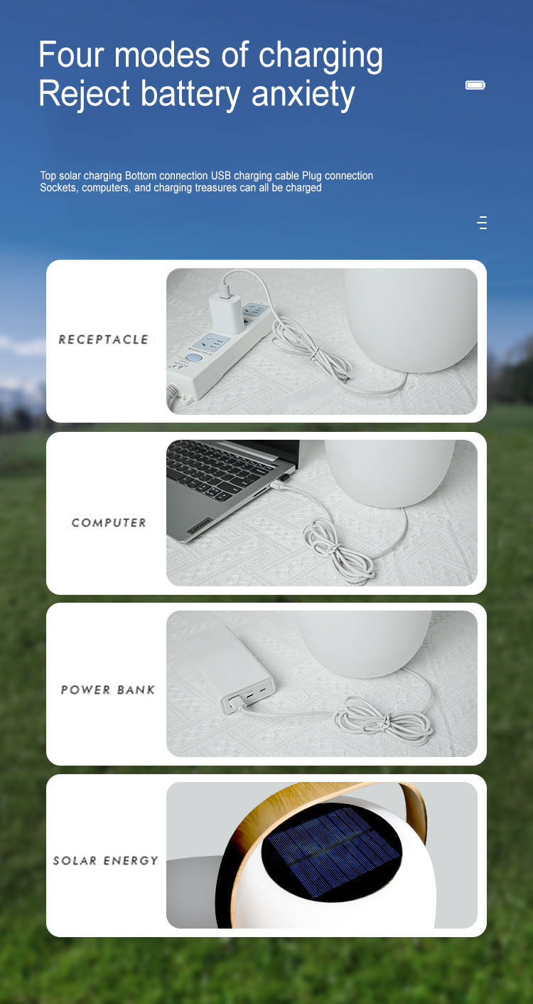 Solar PE Portable Basket LED Outdoor Waterproof Decorative Light Lumendat
