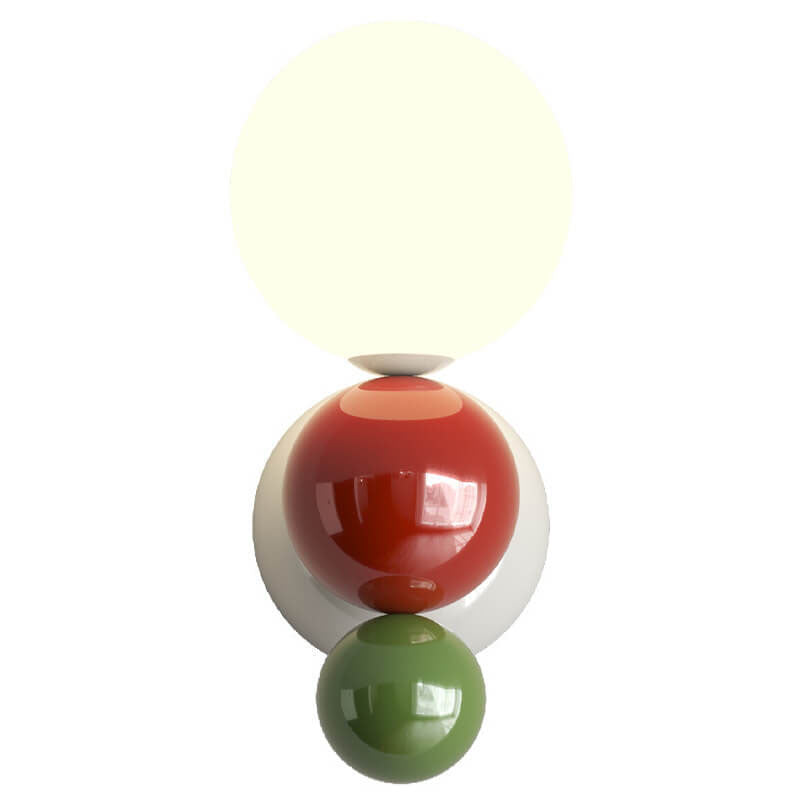 Modern Cream Style Children's Wrought Iron Sphere 1-Light Wall Sconce Lamp Lumendat