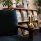 Nordic Vintage Aluminum Acrylic USB Rechargeable Night Light Table Lamp Lumendat