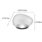 Solar Pebble ABS Sandblasted Glass LED Outdoor Landscape Light Lumendat