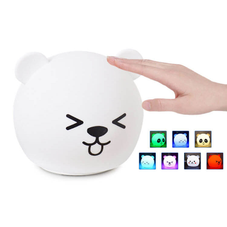 Lumendat Cartoon Animal Colorful Silicone LED Night Light Table Lamp Lumendat