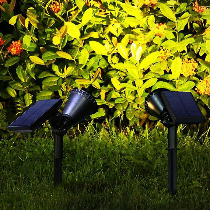 Solar Waterproof ABS Rotatable LED Outdoor Lawn Insert Landscape Light Lumendat