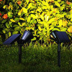 Solar Waterproof ABS Rotatable LED Outdoor Lawn Insert Landscape Light Lumendat