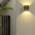 Outdoor Minimalist Square Cube Aluminum Waterproof LED Wall Sconce Lamp Lumendat