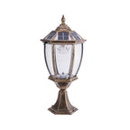 Outdoor Solar Waterproof Aluminum Glass 1-Light Lawn Landscape Light Lumendat