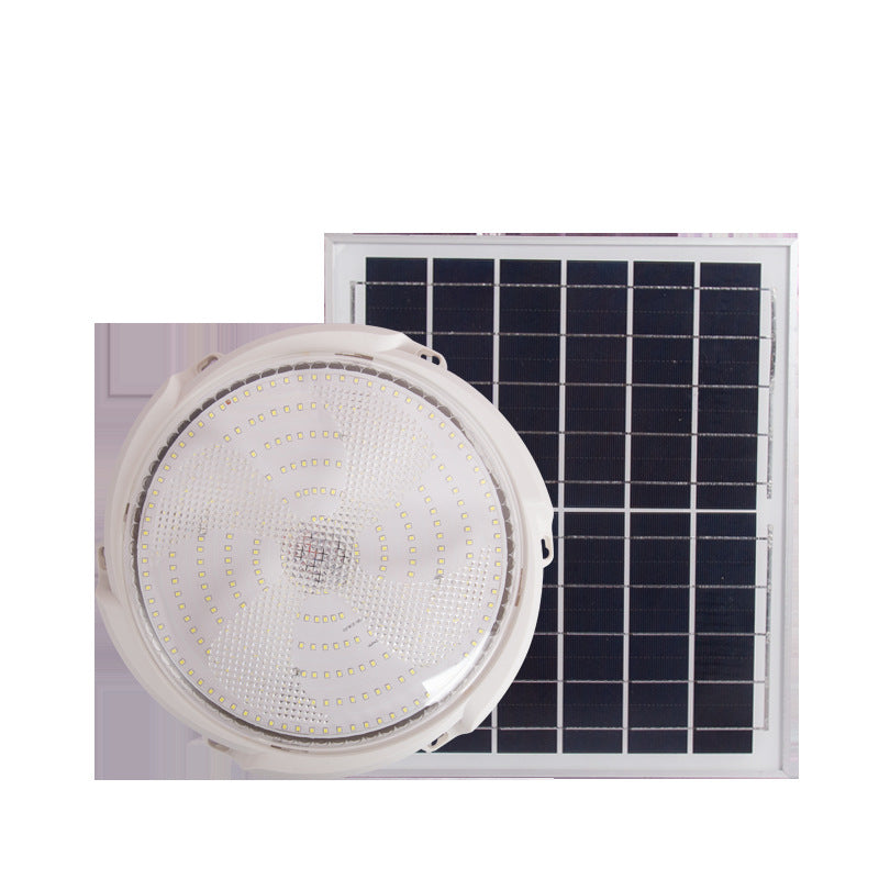 Modern Round Solar LED Remote Control Outdoor Indoor Flush Mount Lighting Lumendat