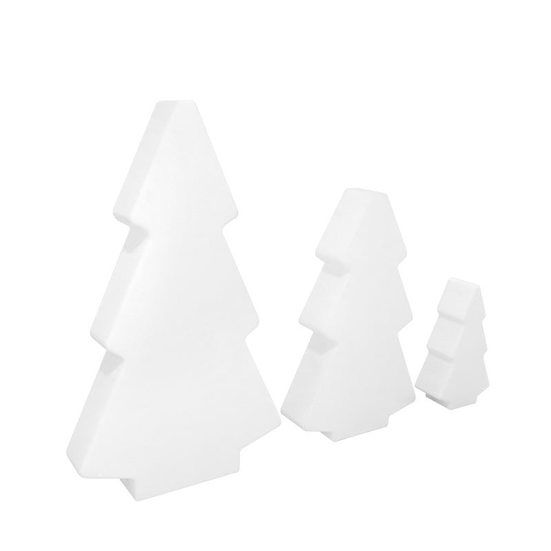 Modern Art Deco Waterproof Solar Rechargeable PE Christmas Tree LED RGB Landscape Lighting Outdoor Light For Garden Lumendat