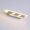 Modern Simple White Long Oval Acrylic Vanity Light 4/6 Light Wall Sconce Lamp Lumendat