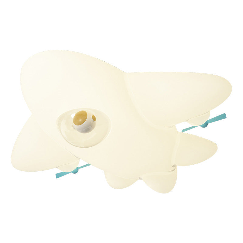 Lumendat Contemporary Creative PE Cartoon Aircraft LED Kids Flush Mount Ceiling Light For Living Room Lumendat