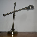 Simple Industrial Iron Eye Protection 1-Light Table Lamp Lumendat