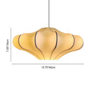 Nordic Simple Wrought Silk Lantern 1-light Pendant Light BulbSquare