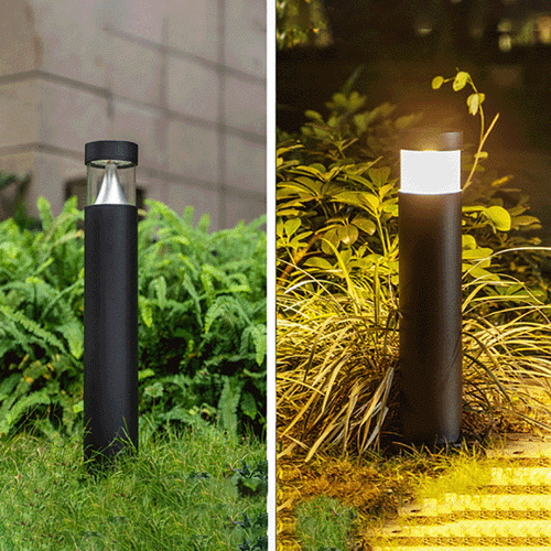 Contemporary Industrial Aluminum Column LED Waterproof Lawn Landscape Light For Garden Lumendat