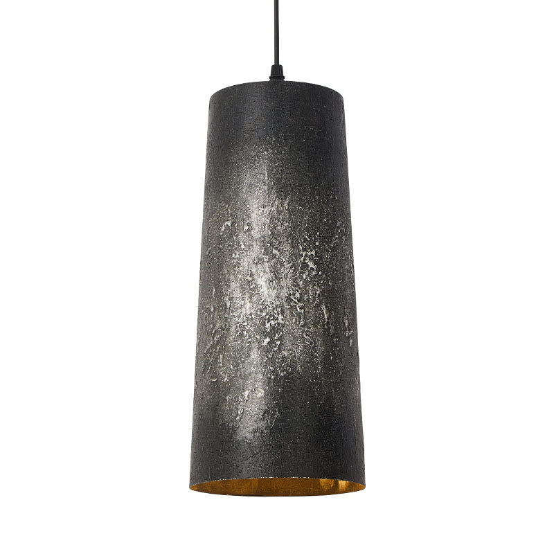 Industrial Japanese Simple Steel Cylinder 1-light Pendant Light