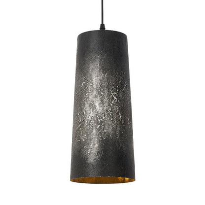 Industrial Japanese Simple Steel Cylinder 1-light Pendant Light