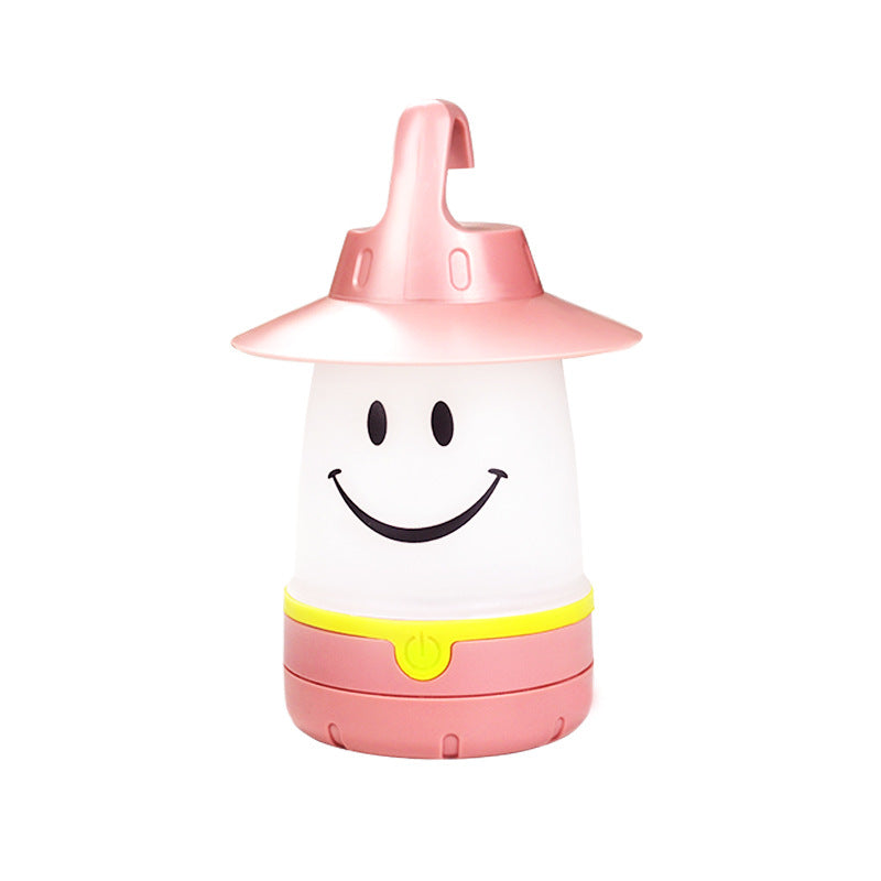Creative Smiley Lantern Outdoor Camping LED Decorative Table Lamp Lumendat