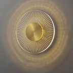 Industrial Full Copper Round Line Design LED Wall Sconce Lamp Lumendat