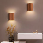 Contemporary Nordic Resin Tiles 2-Light Wall Sconce Lamp For Bedroom