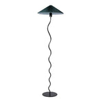 Vintage Fabric Pleated Shade 1-Light Standing Floor Lamp Lumendat