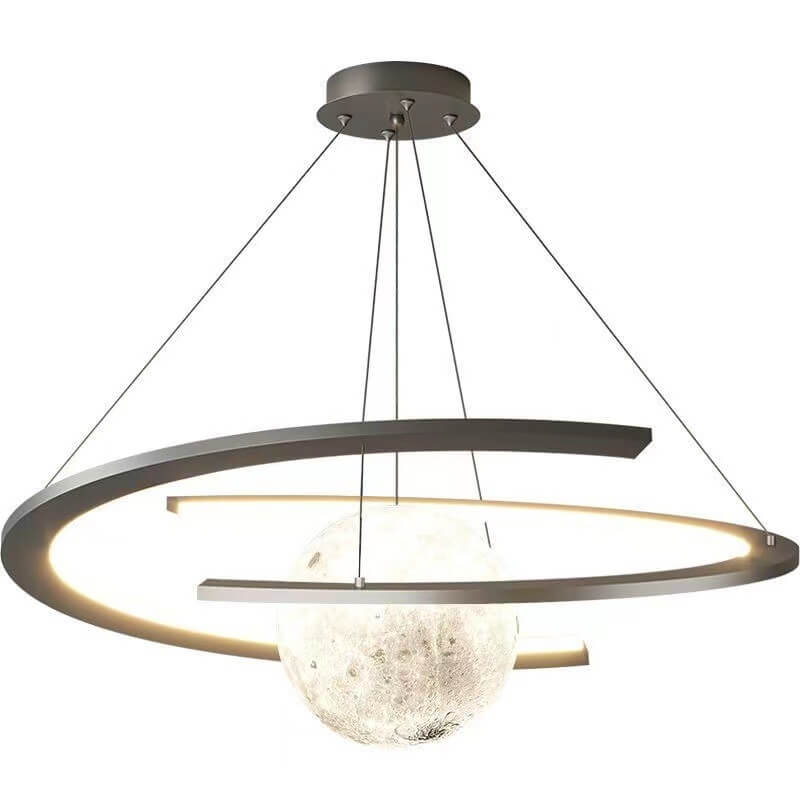 Lumendat Nordic Minimalist Kids Wrought Iron Planet LED Chandelier Lumendat