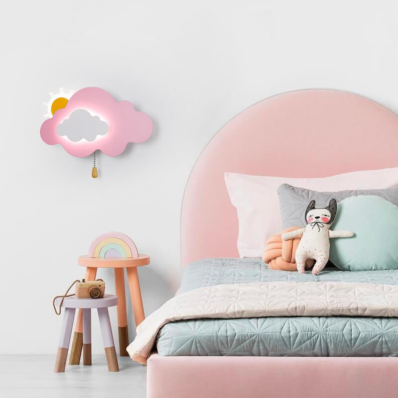 Lumendat Cartoon Creative Clouds Acrylic LED Wall Sconce Lamp Lumendat